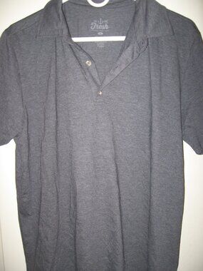 Fresh Clean Tees Polo Shirt Men's Large Blue